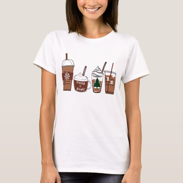 Weihnachtskaffee T-Shirt (Vorderseite)