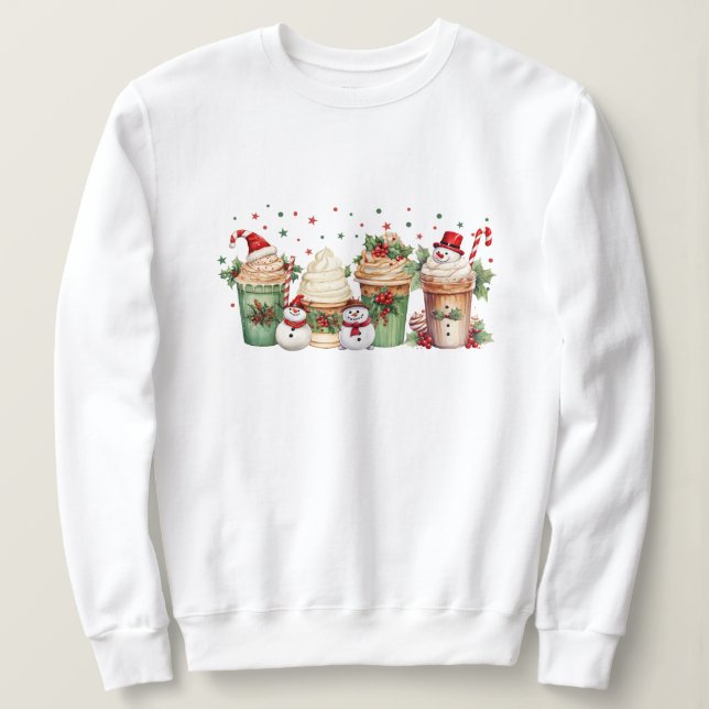 Weihnachtskaffee Weihnachten Feiertage Festliche G Sweatshirt (Design vorne)
