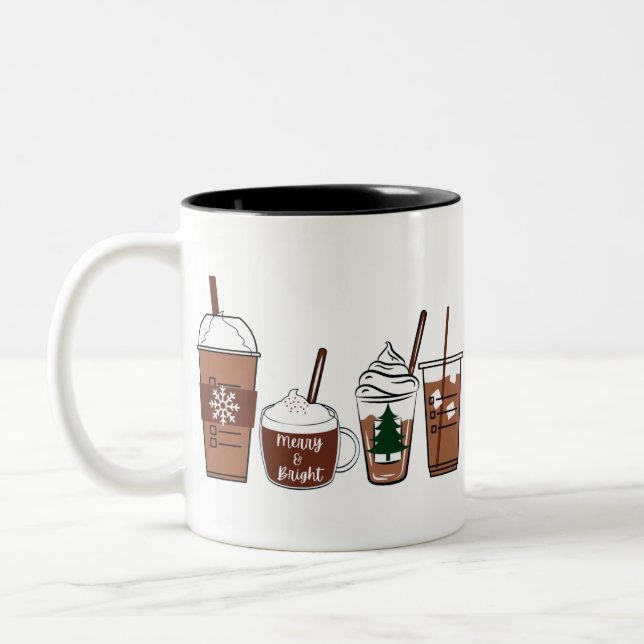 Weihnachtskaffee Zweifarbige Tasse (Links)