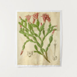 Weihnachtskaktus-Tapisserie Wandteppich