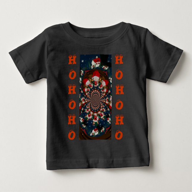 Weihnachtskaleidoskop Baby T-shirt (Vorderseite)