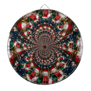 Weihnachtskaleidoskop Dartscheibe