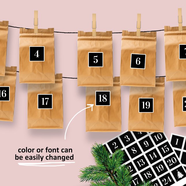 Weihnachtskalender Aufkleber (Von Creator hochgeladen)