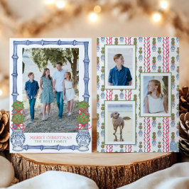 Weihnachtskalender Bambus Foto Feiertagskarte