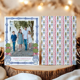 Weihnachtskalender Bambus Foto Feiertagskarte