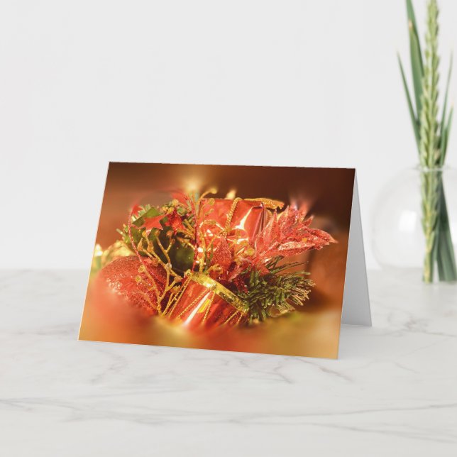 Weihnachtskalender Feiertagskarte (Vorderseite)