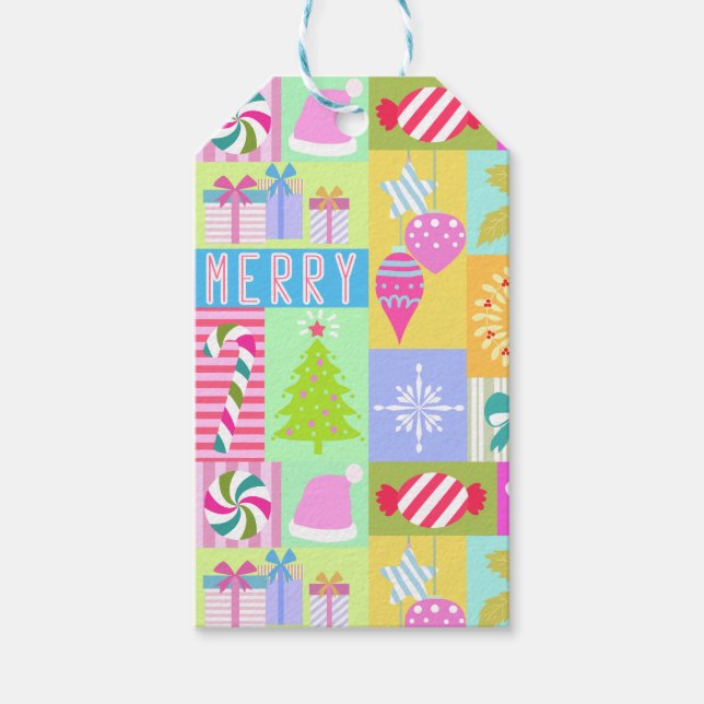 Weihnachtskalender Geschenkanhänger (Vorderseite)
