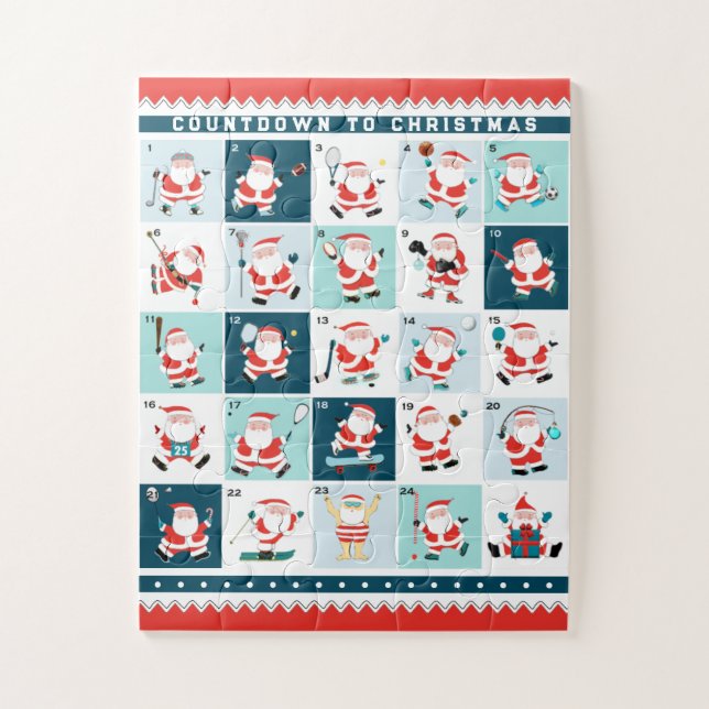 Weihnachtskalender Jigsaw Puzzle (Vertikal)