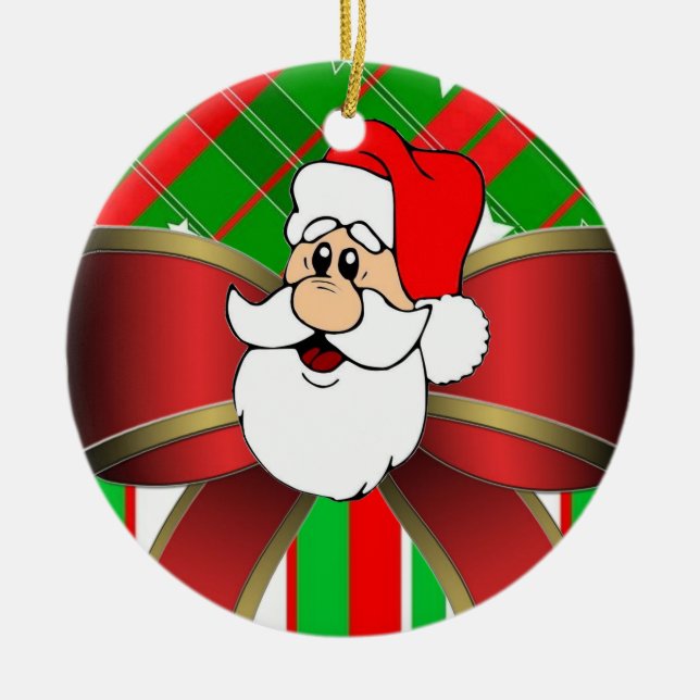 Weihnachtskalender Keramik Ornament (Vorne)