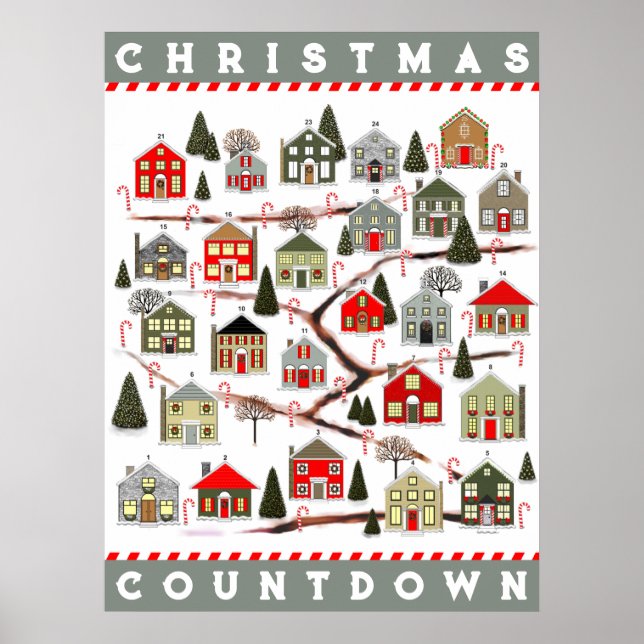 Weihnachtskalender Poster (Vorne)