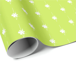 Weihnachtskalk - weiße Schneeflocken niedliches Ge Geschenkpapier