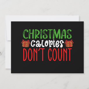 Weihnachtskalorien zählen nicht Cookies, Familie Einladung