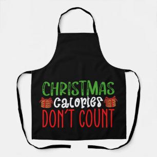 Weihnachtskalorien zählen nicht Cookies, Familie Schürze
