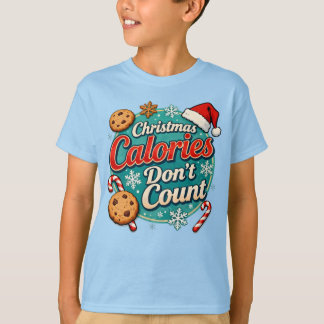 Weihnachtskalorien zählen nicht Funny Santa Claus  T-Shirt
