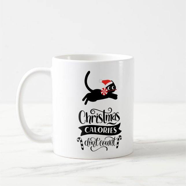 Weihnachtskalorien zählen nicht kaffeetasse (Links)