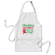 Weihnachtskalorien zählen nicht Schürze