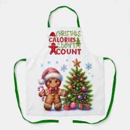 Weihnachtskalorien zählen nicht schürze
