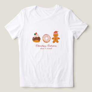 Weihnachtskalorien zählen nicht Tri-Blend shirt