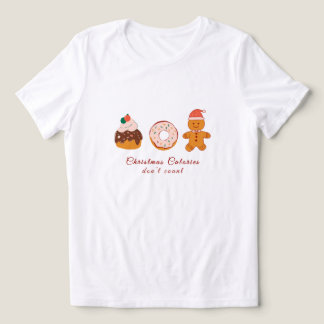 Weihnachtskalorien zählen nicht Tri-Blend shirt