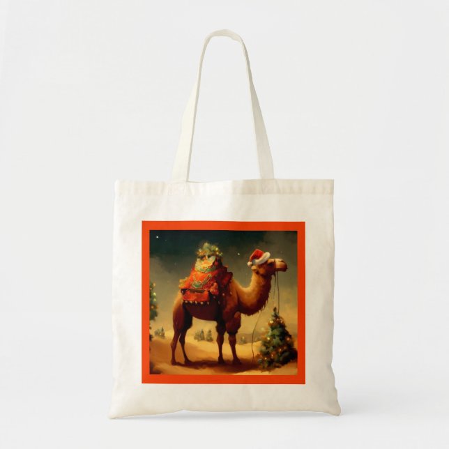 Weihnachtskamel 1 tragetasche (Vorne)