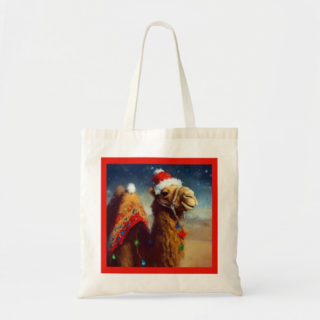 Weihnachtskamel 3 tragetasche (Vorne)