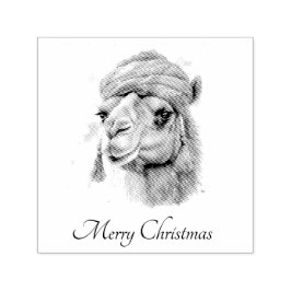 Weihnachtskamel, anpassbar permastempel