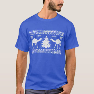 Weihnachtskamel-Buckel-Tageshässliches T-Shirt