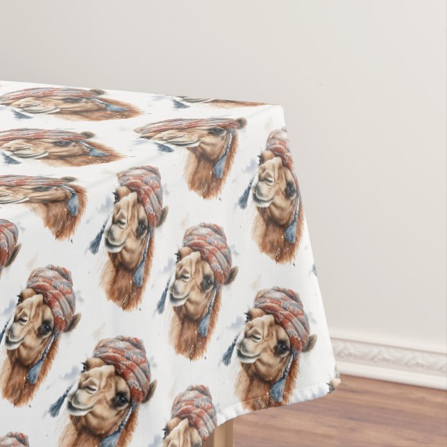 Weihnachtskamel Tischdecke (Beispiel)