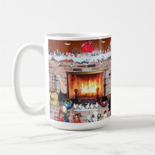 WEIHNACHTSKAMIN KAFFEETASSE