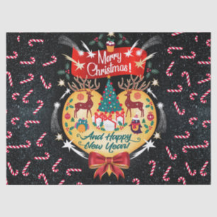 Weihnachtskanäle Seidenpapier
