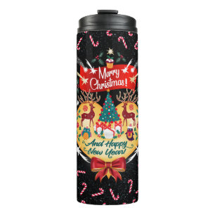 Weihnachtskanäle Thermosbecher