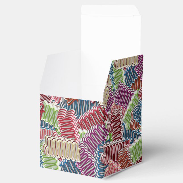Weihnachtskandinavien BOX, Sq Geschenkschachtel (Geöffnet)