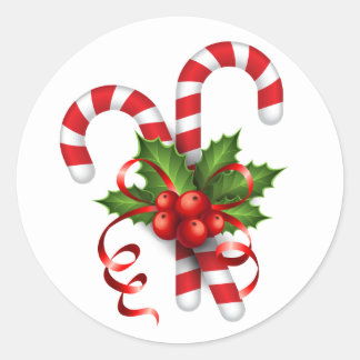 Weihnachtskandy Cane Stickers