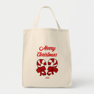 Weihnachtskandy Canes Grocery Tasche