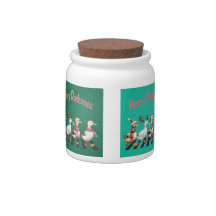 Weihnachtskandy/Cookie Jar Merry Ducksmas
