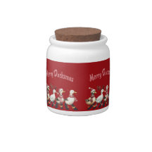 Weihnachtskandy/Cookie Jar Merry Ducksmas