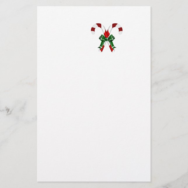 Weihnachtskandystick mit Bohne (Vorderseite)