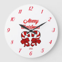 Weihnachtskaninchen Acrylmauer Uhr