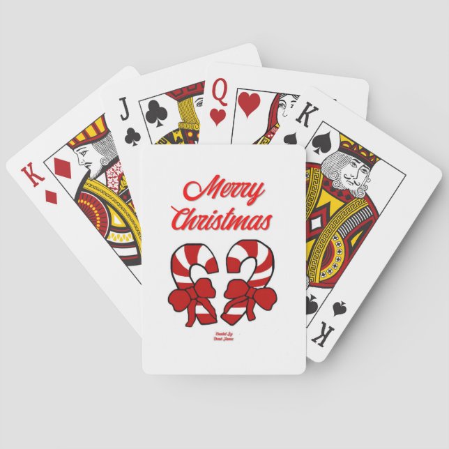 Weihnachtskaninchen spielen Karten Spielkarten (Rückseite)