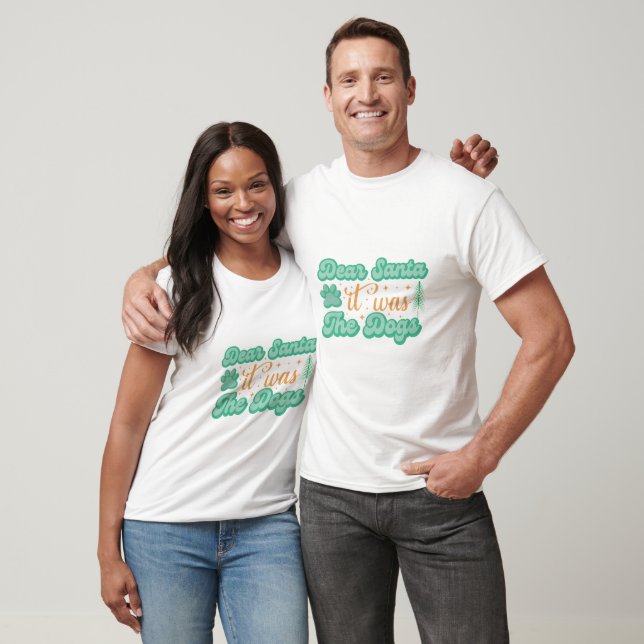 Weihnachtskanine T-Shirt (Unisex)