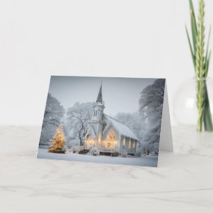 Weihnachtskapelle Feiertagskarte