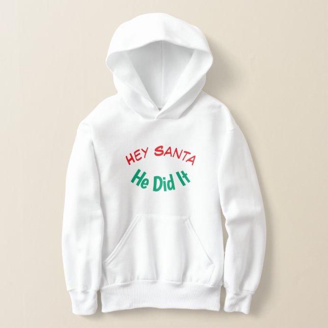 Weihnachtskapuzenpullover für Kinder Hoodie (Ablage )