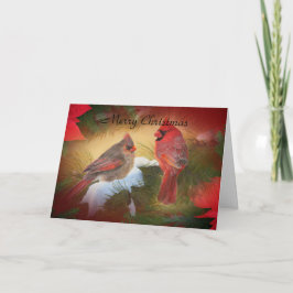 WeihnachtsKardinäle Feiertagskarte