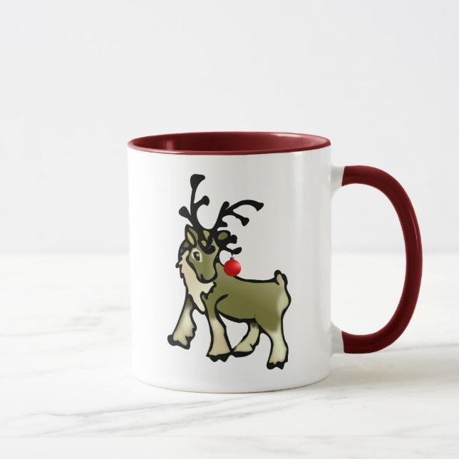 Weihnachtskaribu Tasse (Rechts)