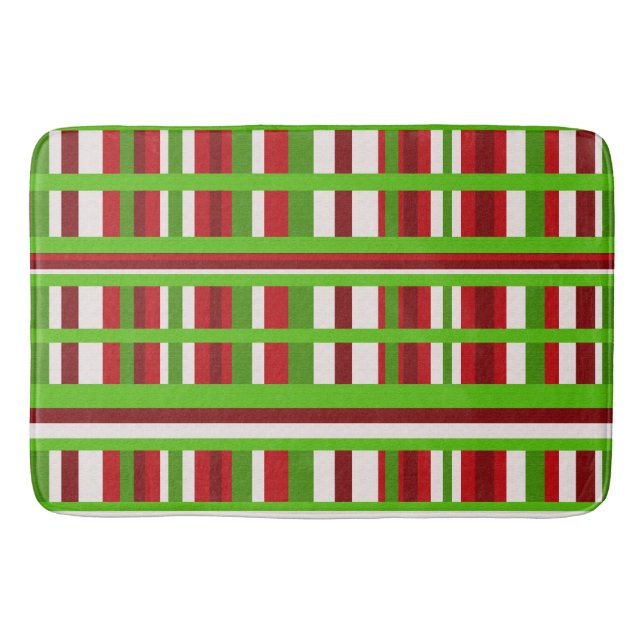 WeihnachtsKariert Badematte (Vorderseite)