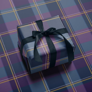 Weihnachtskariert klassisch einfach geschenkpapier