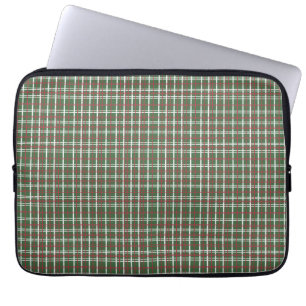 Weihnachtskariert Laptopschutzhülle