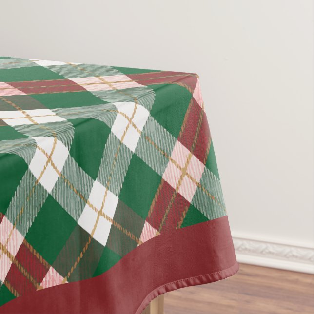 WeihnachtsKariert Tischdecke (Beispiel)