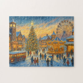 Weihnachtskarneval Stadt Winterdorf