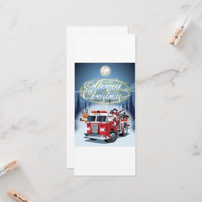 Weihnachtskarte (Vorderseite/Rückseite Beispiel)